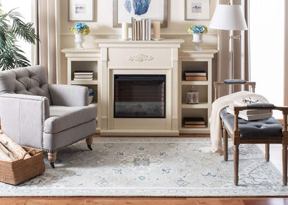 SAFAVIEH Micro-Loop Collection 10' x 14' Light GreyIvory MLP505F Handmade Medallion Premium Wool Living Room Dining Bedroom Area Rug