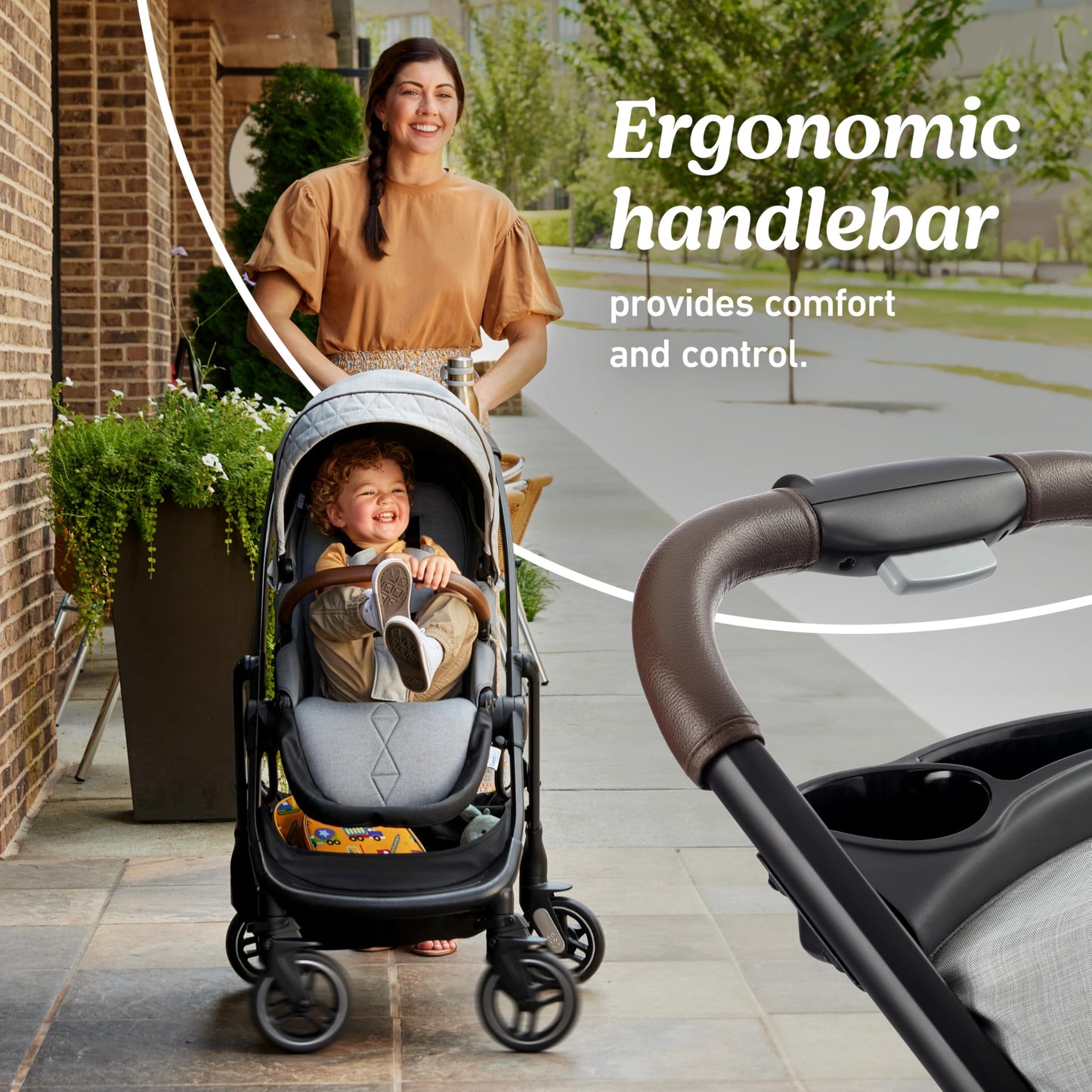 Graco® Premier Modes Merge Stroller with EZ Spin Wheels for 360 Rotation, 3 Modes: Infant Car Seat Carrier, Carry Cot, to Toddler Stroller, Reversible Baby Stroller Seat, Midtown