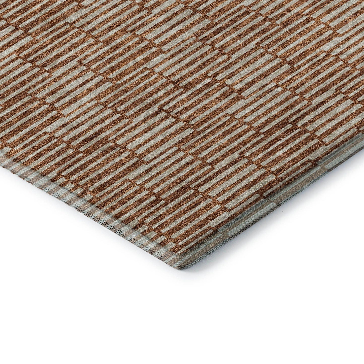 Addison Rugs Mayfield AMF918 Paprika 8' x 8' Indoor Premium Machine Washable Runner Rug, Silky Soft, Easy Clean, Non Shedding, Bedroom, Living Room, Dining Room, Kitchen, Patio Rug