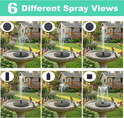 Yeomi Solar Fountain - Floating Water Pump for Bird Bath | Eco-Friendly, No Battery Needed, Easy to Use