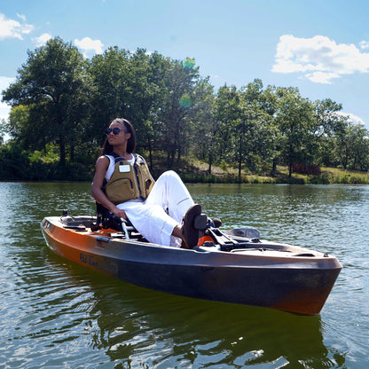 Old Town Sportsman PDL 106 Solo Sit-on-Top Fishing Pedal Kayak, 10 ft 6 in, Steel Camo