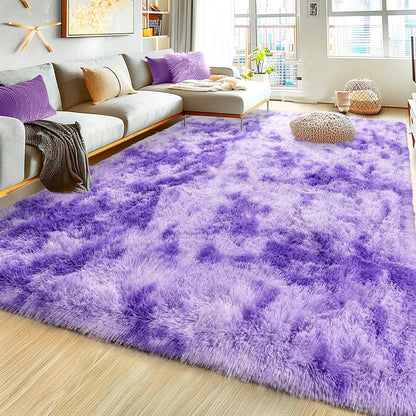 Super Fluffy Rug for Bedroom, 4x6 Shag Fuzzy Area Rug for Living Room, Non Slip Throw Rugs for Kids