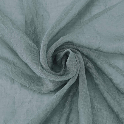No. 918 Genevieve 2-pack Linen Weave Sheer Grommet Curtain Panel Pair | 50" x 63", Harbor
