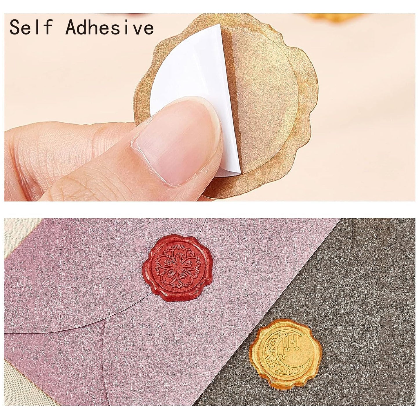 CRASPIRE 50Pcs Letter A Wax Seal Sticker Alphabet Silver Vintage Initial Sealing Label Decal Self Adhesive Stickers for Gift Wrapping Wedding Birthday Cards Making Christmas Invitations Envelope