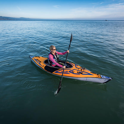 Advanced Elements - AdvancedFrame Sport Inflatable Kayak - Lightweight Day Touring Kayak with Bag and Pump - 10' 5" - 26 lbs - Orange