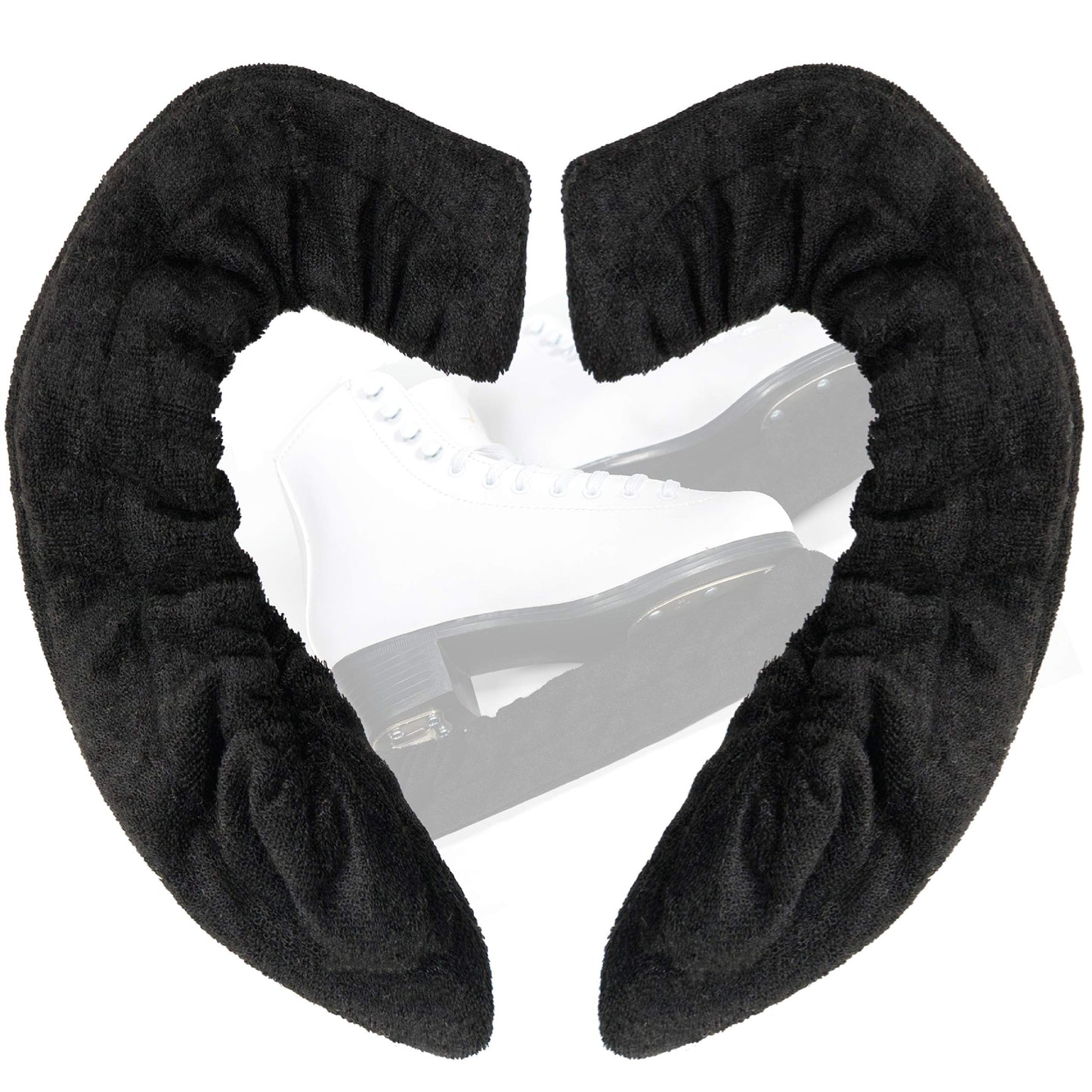 Athletico Ice Skate Blade Covers - Guards for Hockey Skates, Figure Skates, and Ice Skates - Skating Soakers Cover Blades from Youth to Adult Size - Men, Women, Kids (Small, Black)