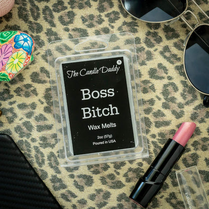 Boss Bitch Apple Maple Bourbon Scented Wax Melt Cubes, Maximum Scented, 2 Ounce Package