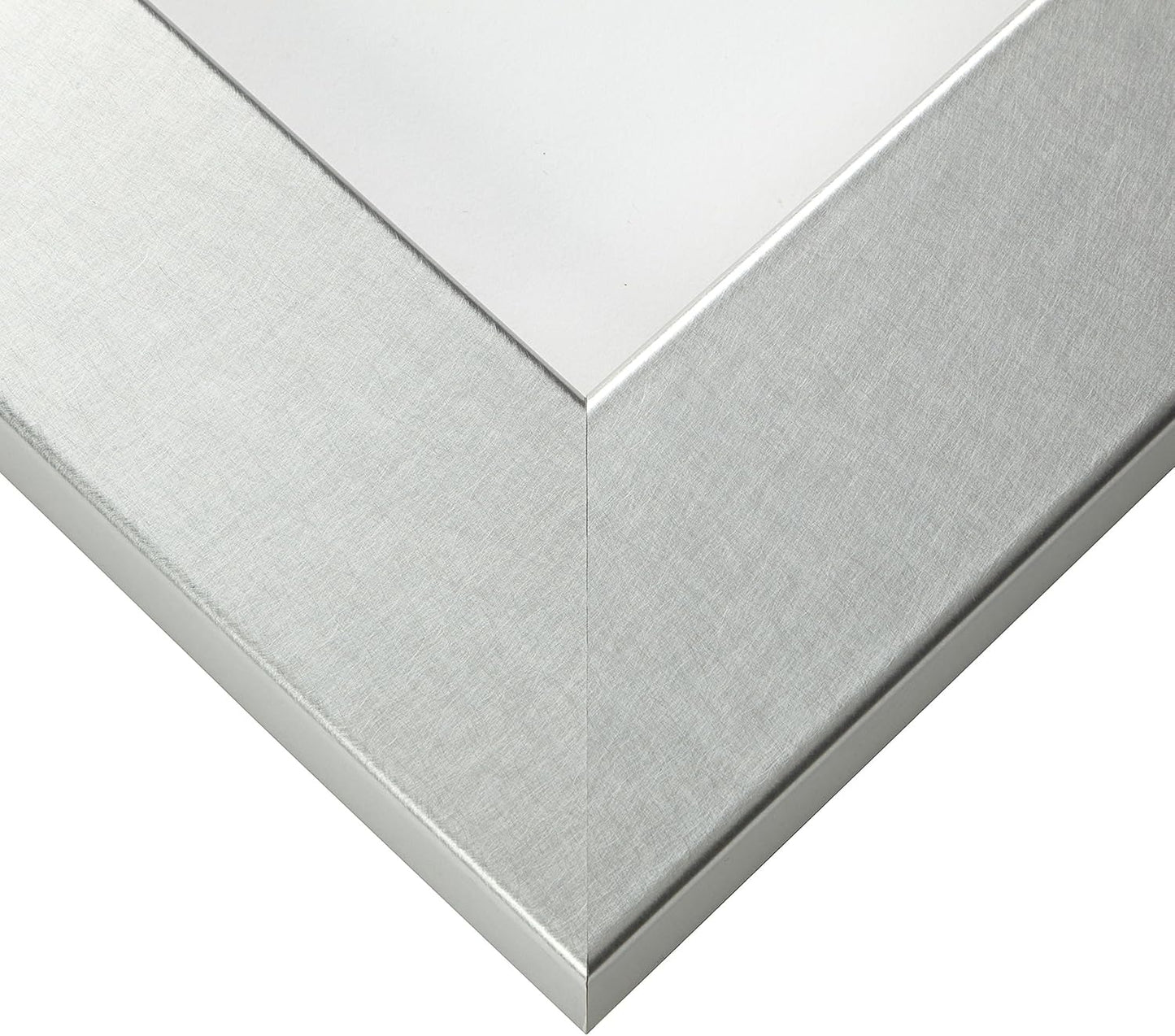 Craig Frames Bauhaus 200 Picture Frame, 8 x 10 Inch, Brushed Silver
