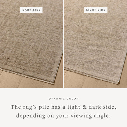 Loloi Winston Collection WIT-01 Taupe/Bone 7'-10" x 10'-2", .38" Pile Height, Area Rug, Soft, Durable, Non-Shedding, Easy Clean, Rug for Living Room