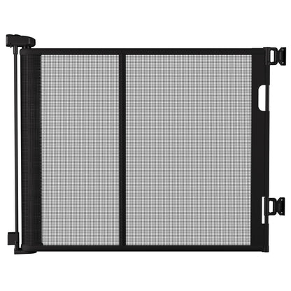 Colbabe 200 inches Extra Wide Retractable Baby Gate, 41.5 inches Tall Mesh Safety Gate for Oversized Openings, Living Rooms, Patios, Child & Pet Barrier for Indoor Outdoor Use, Black