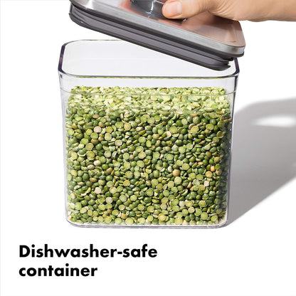 OXO STL Pop Small Square Mini Container - 0.4 QT | Airtight Food Storage Solution
