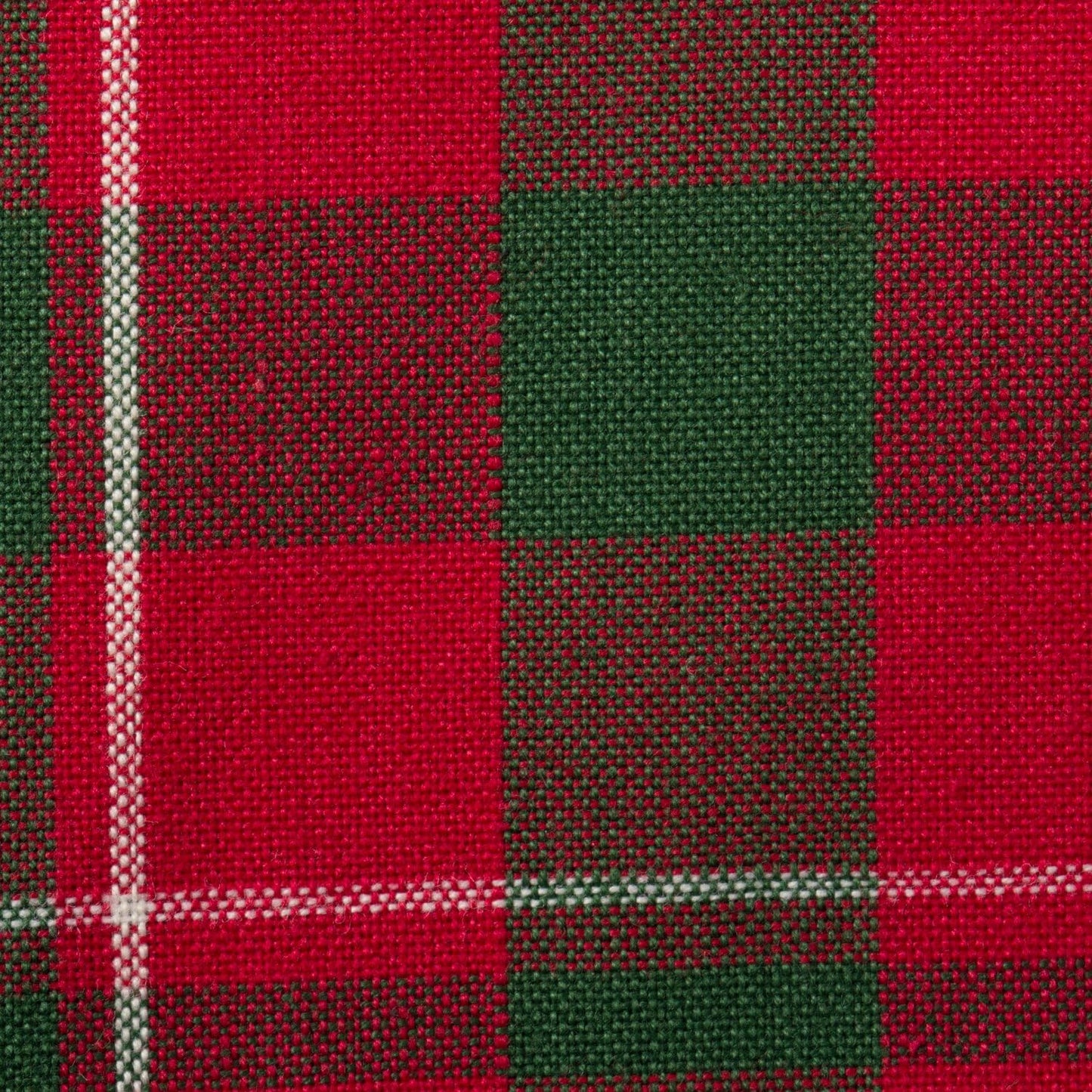 DII Holiday Dining Table Linen Collection - Christmas Table Runner, 14x108, Tartan Holly Plaid, Red & Green