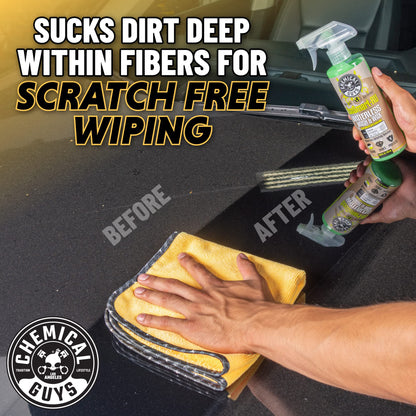 Chemical Guys Professional Grade Premium Microfiber Towels for Cars, Gold, 16" x 16", Ultra-Soft and Scratch-Free Car Detailing Cloths for Trucks, Motorcycles, and More - 12 Pack