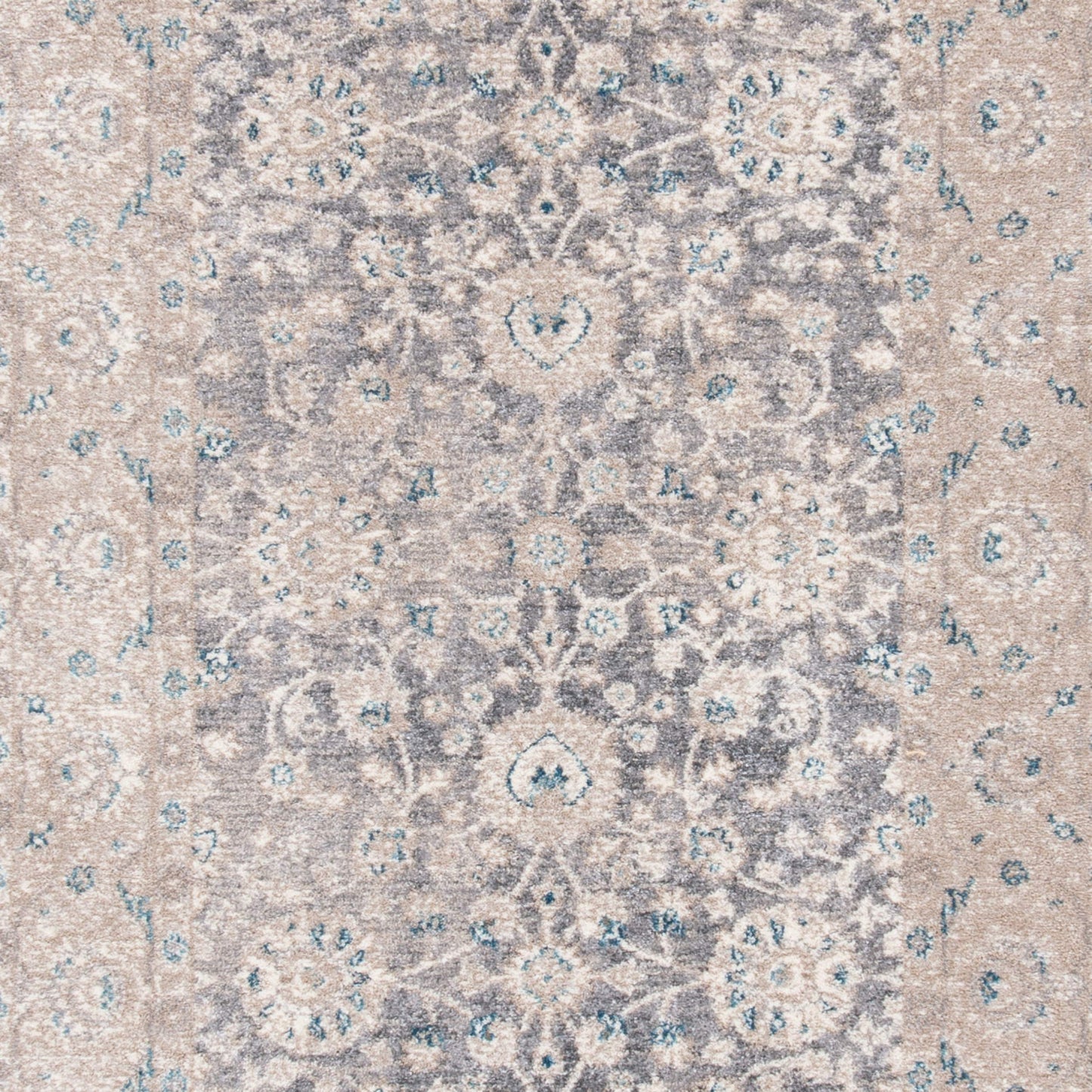 SAFAVIEH Sofia Collection Area Rug - 10' x 14', Light Grey & Beige, Vintage Oriental Distressed Design, Non-Shedding & Easy Care, Ideal for High Traffic Areas in Living Room, Bedroom (SOF330B)