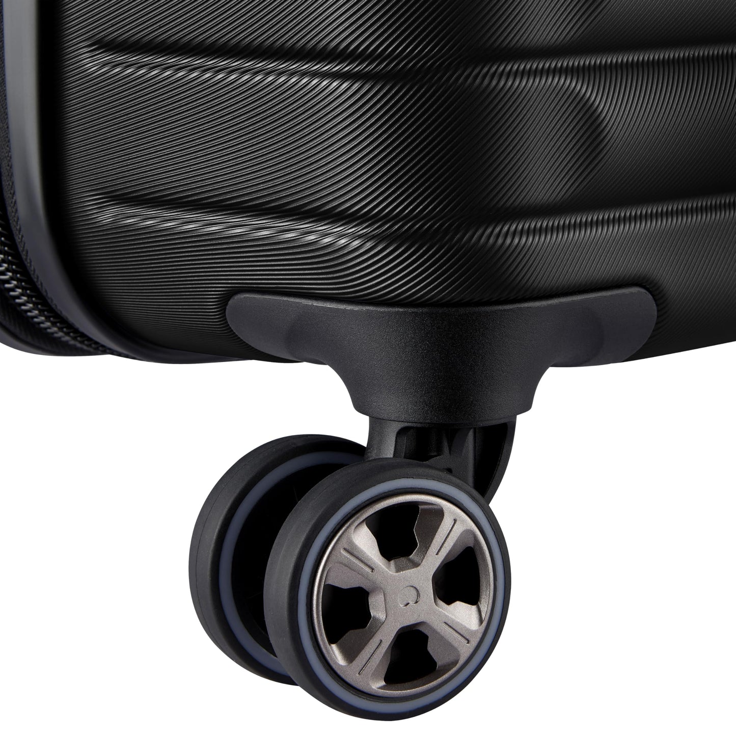 DELSEY PARIS Cruise 3.0 Hardside Expandable Luggage with Spinner Wheels, Black, Checked 26 Inch Trunk