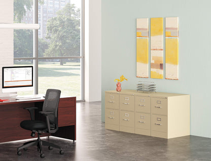 HON 512PL 510 Series 29 by 25-Inch 2-Drawer Full-Suspension Letter File, Putty