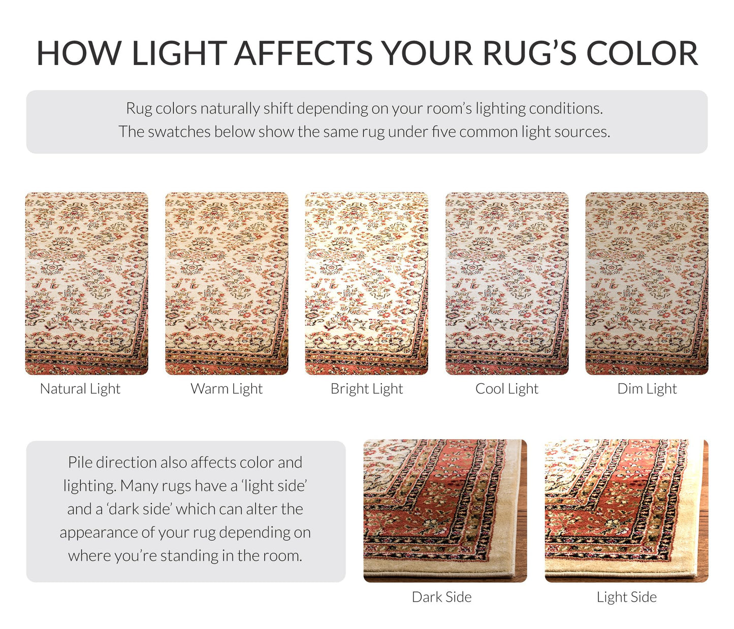 SAFAVIEH Area Rug 8x11 - Lyndhurst Collection - Large - Ivory & Rust, Traditional Oriental Design, Non-Shedding & Easy to Clean, Ideal for Living Room, Bedroom, Dining Space (LNH331R)