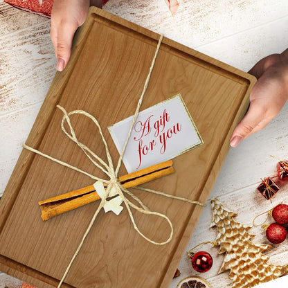 Casual Home Delice Cherry Rectangle Juice Drip Groove Cutting Board, Rectangular 15.5x11