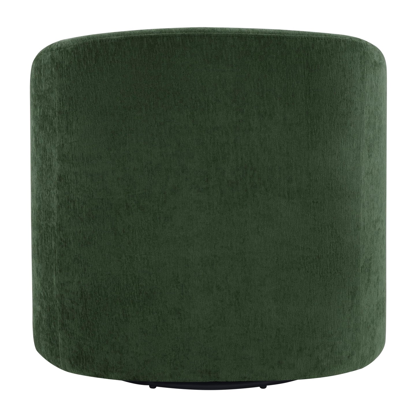 OSP Home Furnishings Parker Upholstered Swivel Tub Accent Chair, Green Fabric