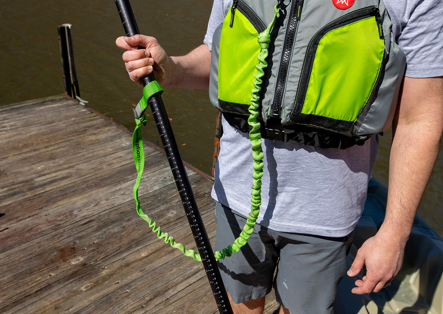 Perception Outlaw 11.5 | Sit on Top Fishing Kayak | Fold Away Lawn Chair Seat | 4 Rod Holders | Integrated Tackle Trays | 11' 6" | Dapper & Perception Paddle & Rod Leash for Kayaks
