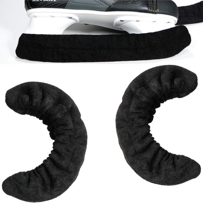 Athletico Ice Skate Blade Covers - Guards for Hockey Skates, Figure Skates, and Ice Skates - Skating Soakers Cover Blades from Youth to Adult Size - Men, Women, Kids (Small, Black)