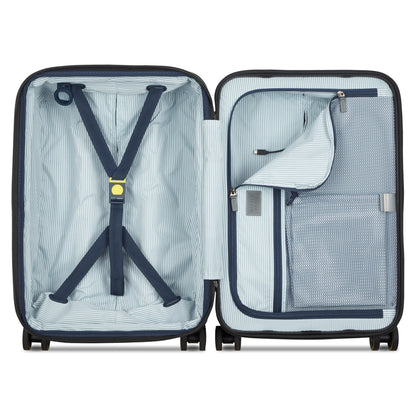 DELSEY PARIS Cadence Hardside Expandable Luggage with Spinner Wheels, Silver, Carry On 20 Inch