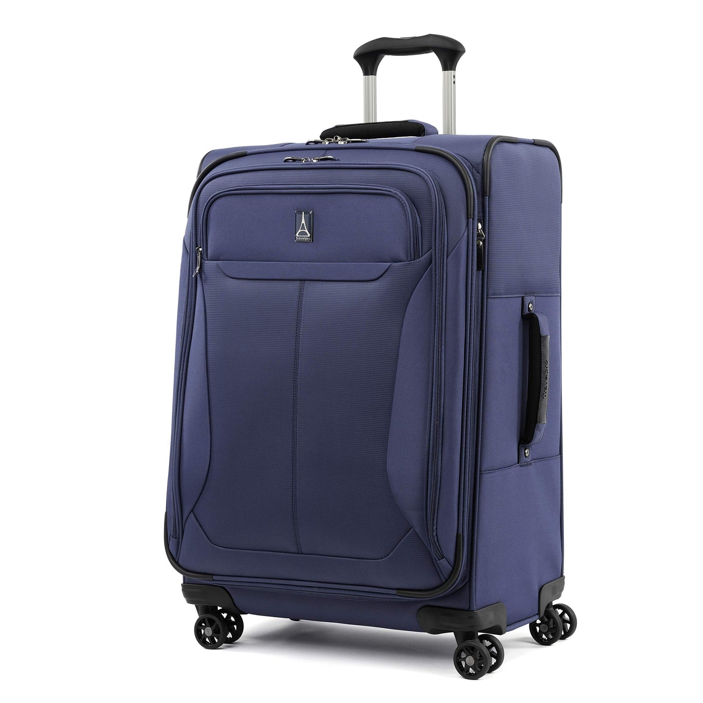 Travelpro Tourlite Softside 2-Piece Set, Expandable Luggage, 4 Spinner Wheels, Lightweight Suitcase, 21" Carry-On, 25" Checked Medium, Blue