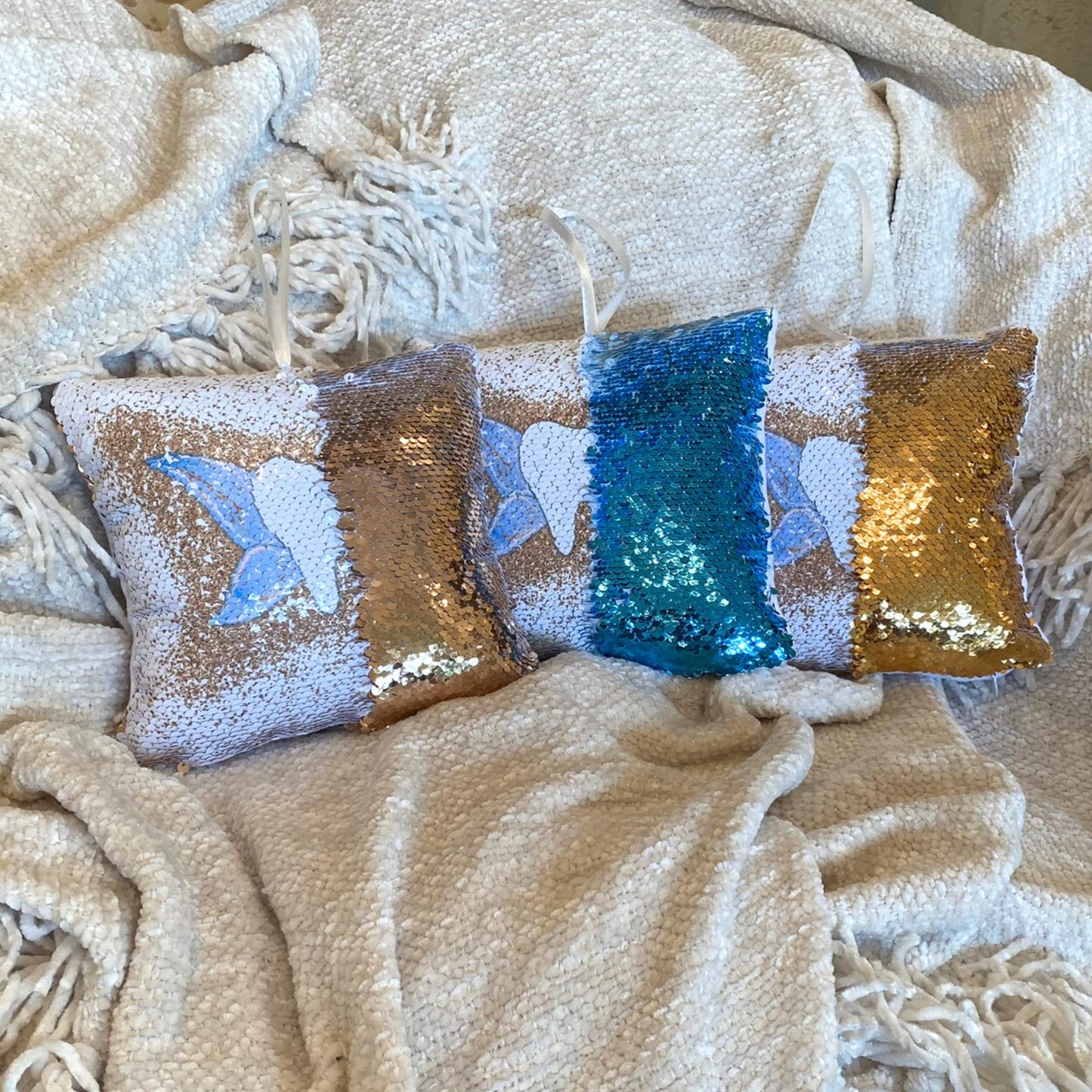 Tooth Fairy Pillow Kit for Girls and Boys - Tooth Fairy Evidence Kit with Tooth Fairy Bag - Multi Color Reversible Sequin and Large Pocket - Tooth Pillow with Tooth Fairy Bag