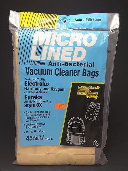 DVC 464287 Eureka Ox Paper Bag Microlined, 4 Pack