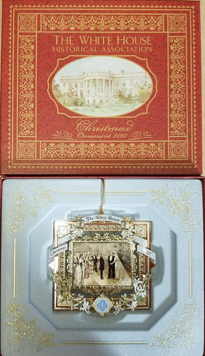 2007 White House Christmas Ornament, A President Marries in The White House