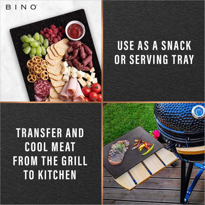 BINO BPA-Free Cutting Board, Durable Large Surface, Dual-Sided, Dishwasher Safe for Kitchen Use