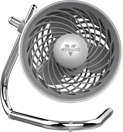 Vornado Pivot Personal Air Circulator - Portable Desk Fan with Powerful Cooling | Ice White