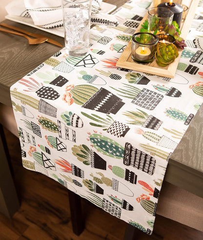 DII Urban Cactus Kitchen Collection, 14x72 Table Runner
