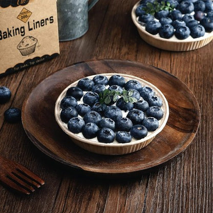 Bake Choice Mini Tart Pans - 50pcs Non-Stick 4-Inch Disposable Quiche Baking Dishes | Oven & Microwave Safe