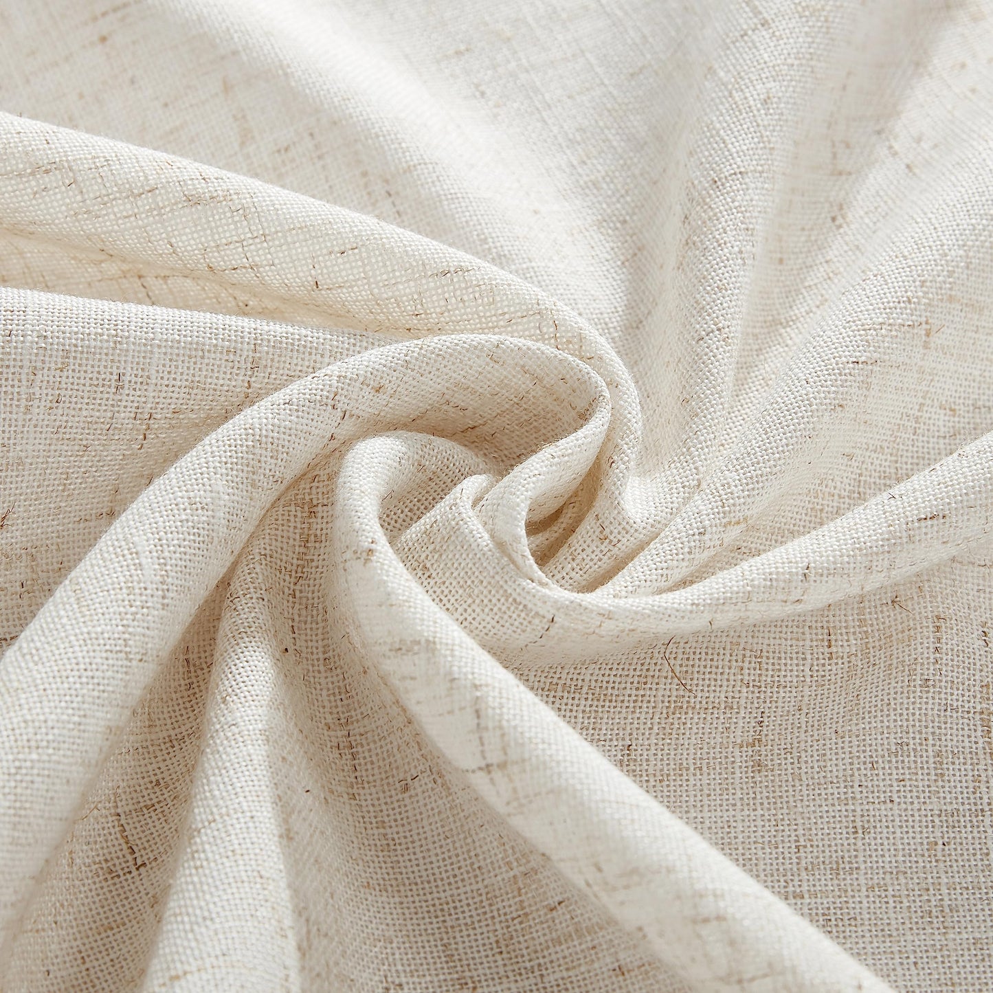 Laura Ashley Dothan Luxury Linen Blend Tablecloth for Formal Dining, Holiday, Wedding or Party, 60" x 120", Taupe