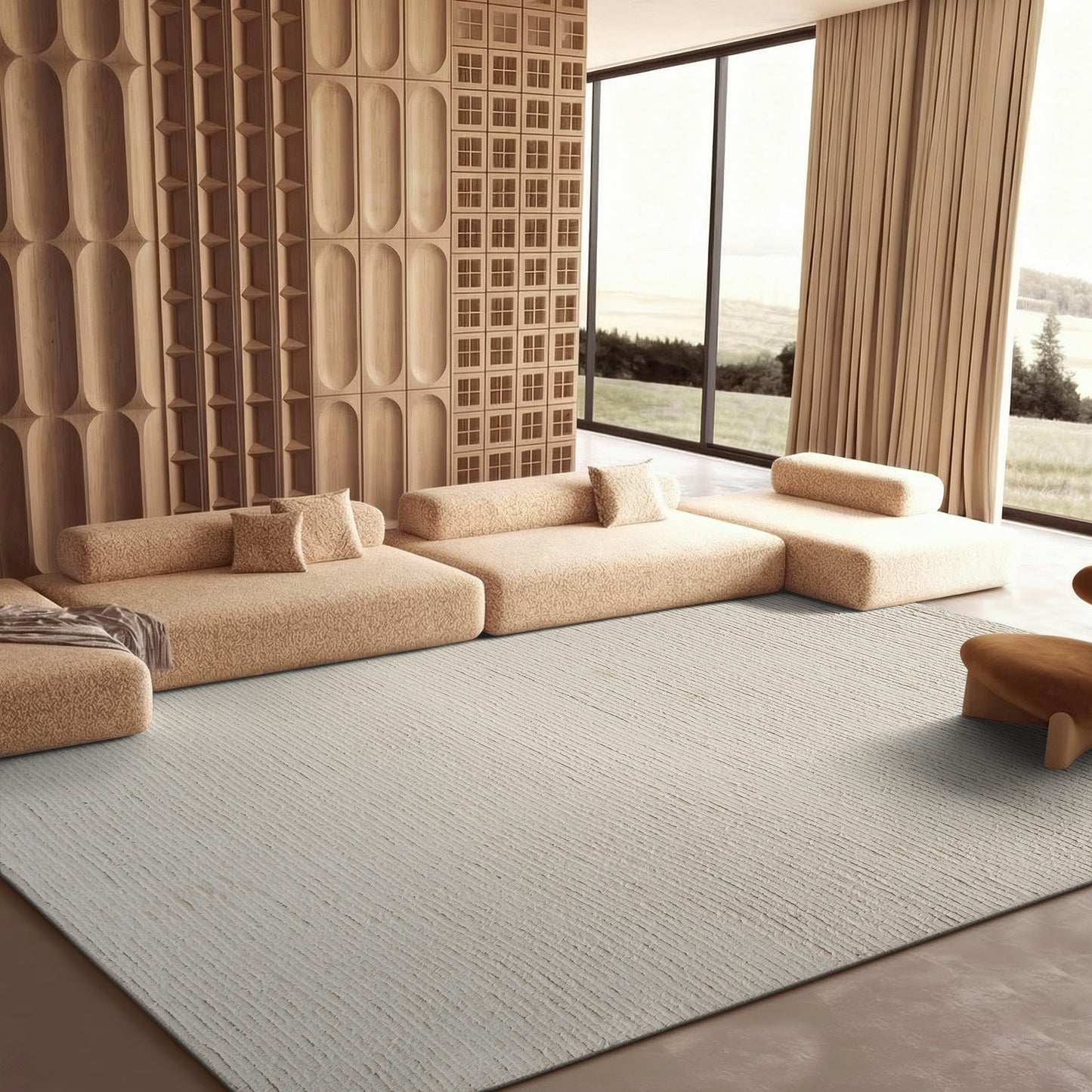 SAFAVIEH Casablanca Collection Area Rug - 10' x 14', Ivory, Handmade Wool, Ideal for The Living Room, Dining, Bedroom (CSB793A)