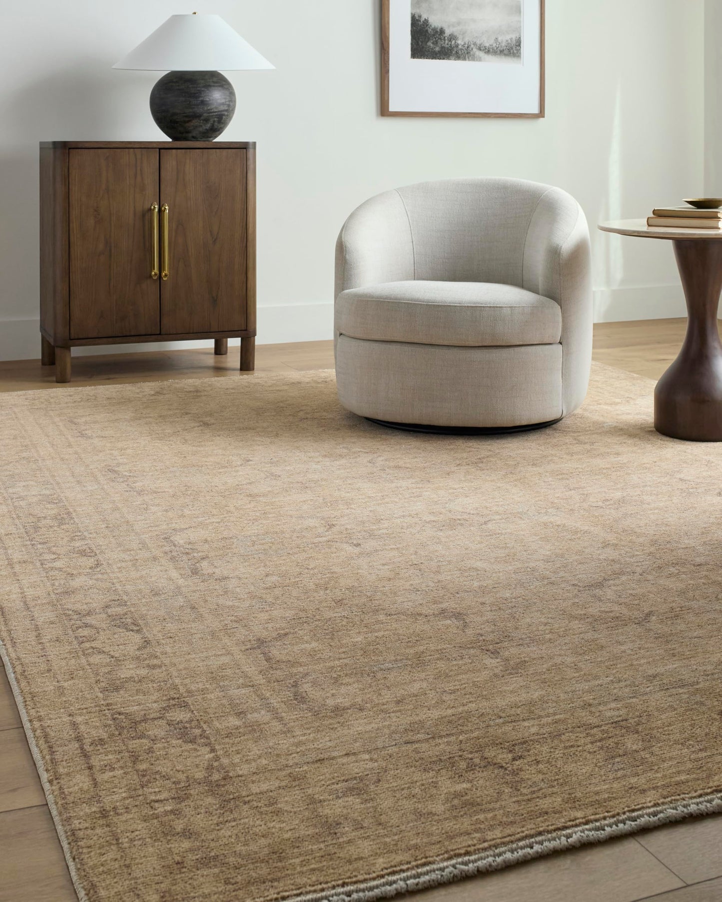 Livabliss x Galey Alix Fetscher V Vintage Damask Area Rug, 9'11" x 14' (10' x 14'), Dusty Sage