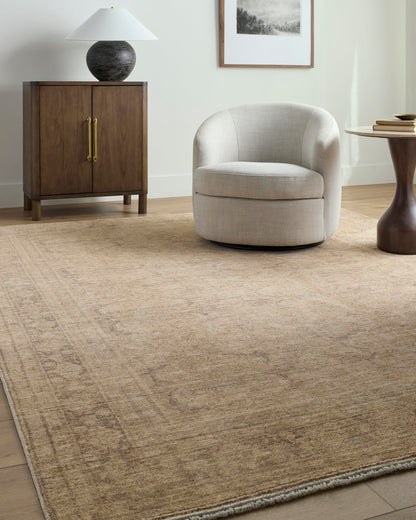 Livabliss x Galey Alix Fetscher V Vintage Damask Area Rug, 9'11" x 14' (10' x 14'), Dusty Sage