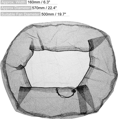MECCANIXITY Mesh Electric Fan Dust Cover, 19.7 Inch Washable Dustproof Protection Net