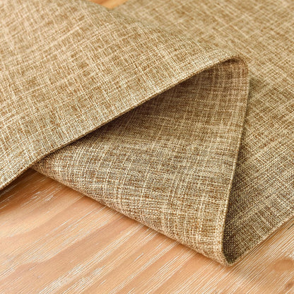 13x36 Inch Farmhouse Rustic Faux Linen Table Runner Neutral Coffee Table Runners Double Layer Reversible Rectangle