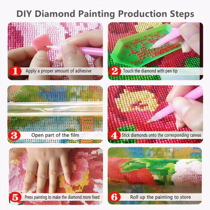 NIHO-JIUMA Diamond Painting Kits Van Gogh Arles Bedroom, DIY 5D Full Drill Diamond Art Gift for Adult/Teen, Home Decoration (40x50cm/16x20inches)