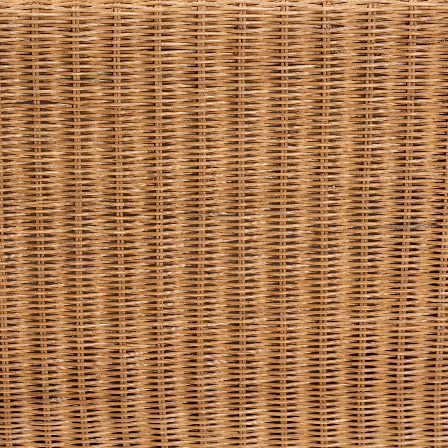Bali & pari Reiko Handwoven Natural Rattan Bench with Scalloped Detailing – Boho Farmhouse Entryway, Bedroom, or Living Room Accent Seating