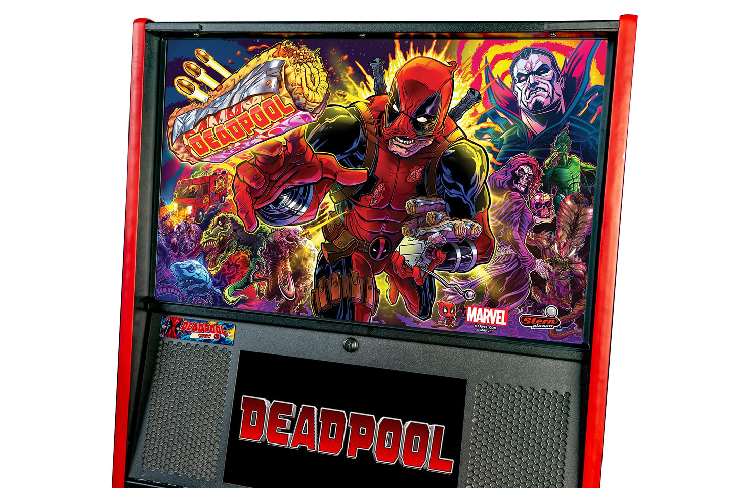Stern Pinball Deadpool Arcade Pinball Machine with Insider Connected, Premium Edition