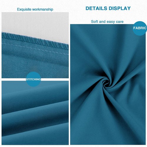 FLXXIE King Pillow Cases - Soft Microfiber Covers with Envelope Closure | Stain Resistant, 20x36, Teal