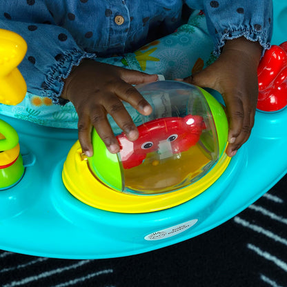 Baby Einstein Ocean Explorers 2-in-1 Activity Jumper & Floor Toy - Max Weight 25 lbs, Ages 6+ Months