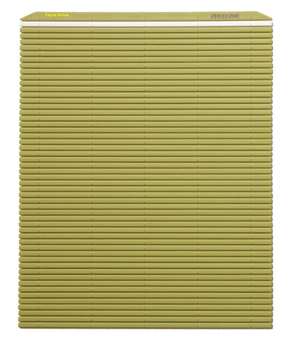 Hasegawa 10 x 9.5 Inch Plastic Green Makisu/Sushi Rolling Mat