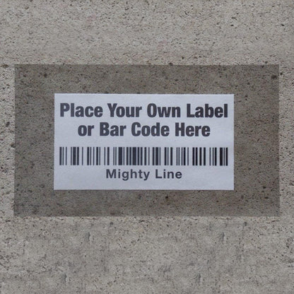 Mighty Line Clear Label Protectors Covers for Sealing Barcode Stickers, Industrial, Warehouse, 5S Supplies, Peel and Stick Adhesive for Floor Marking, 6" Wide x 10" Long, Pack of 100