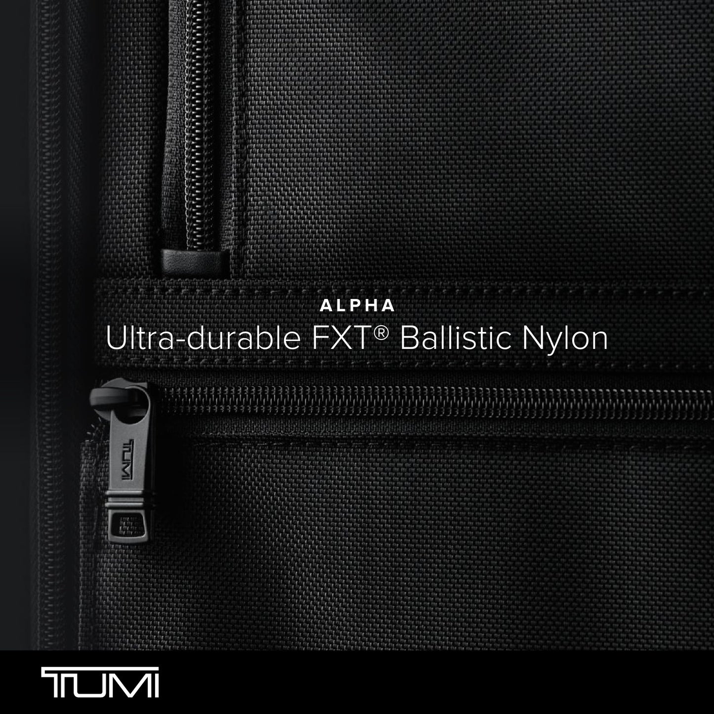 TUMI - Alpha Garment Bag Tri-Fold Carry-On - Business Travel Garment Bag - Fits Suits And Gowns - Top Carry Handles - Black