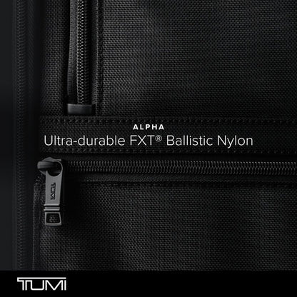 TUMI - Alpha Garment Bag Tri-Fold Carry-On - Business Travel Garment Bag - Fits Suits And Gowns - Top Carry Handles - Black