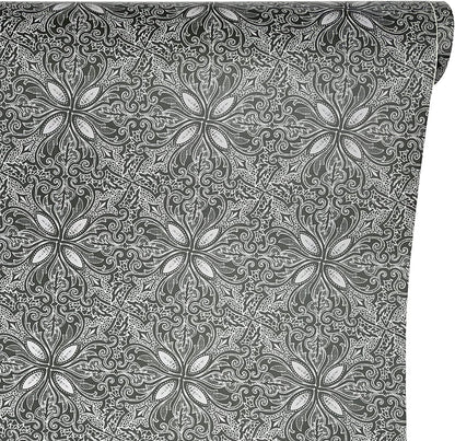Yifely Vintage Petal Countertop Covering Paper, Self-Adhesive Shelf Liner, 17.7 Inch by 9.8 Feet